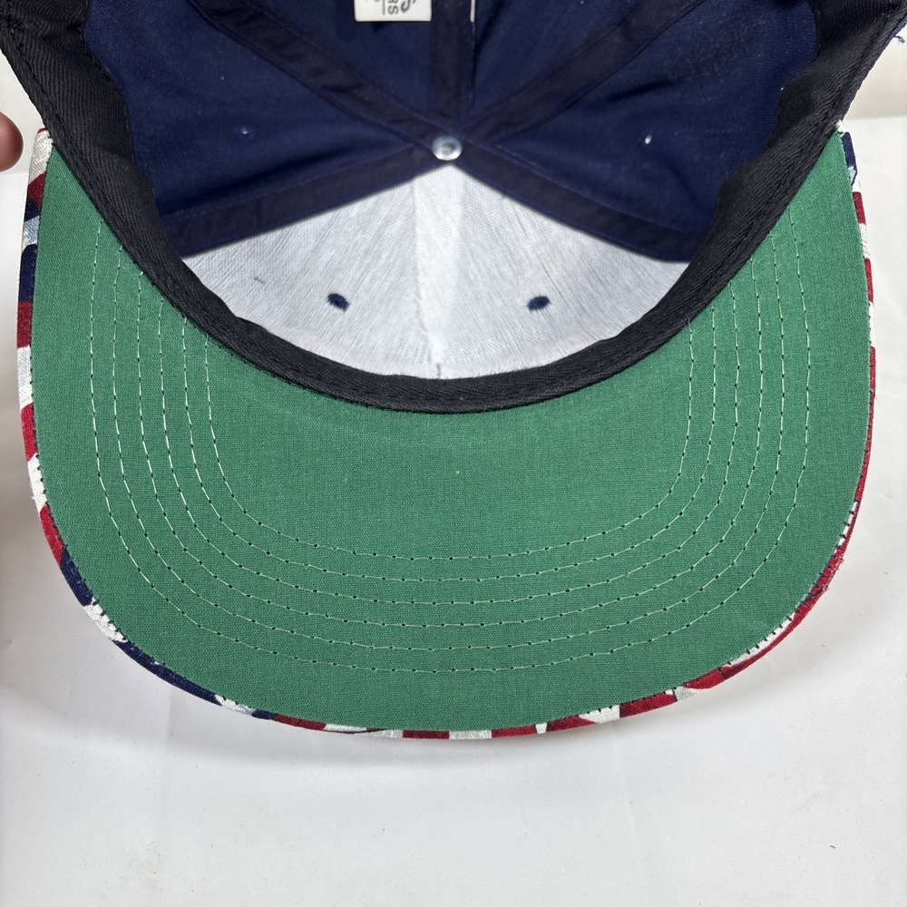 Vintage United We Stand American Flag Trucker Retro StrapBack Hat Cap Made USA - Picture 7 of 9